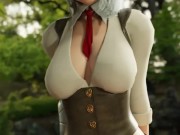 Ashe Cowgirl Animation Overwatch 3D with Sound 10/16