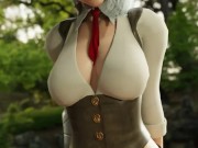 Ashe Cowgirl Animation Overwatch 3D with Sound 6/16