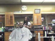Getting Smashed In The Barber Shop! 2/16