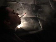 She destroys two cig in total dangling 13/16