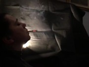 She destroys two cig in total dangling 16/16