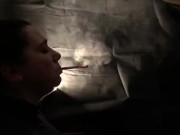 She destroys two cig in total dangling 5/16