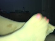 Girlfriends Tan Pantyhose Footjob 6/16