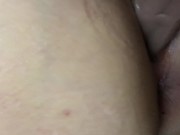 WIFEANDI4U - First time ever full Double Penetration. Mr Hankey/Spunk lube 5/16