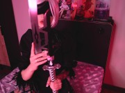 Nier Automata 2B cosplay - hot 18 yo teen cosplayer anal & Ahegao 1/16