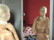 Young Babe In Nylon Pantyhose Encasement Mask Fetish - 1/2 4/16