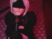 Cosplay Blowjob Sloppy Suck BBC with 2B 3/16
