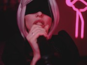 Cosplay Blowjob Sloppy Suck BBC with 2B 9/16