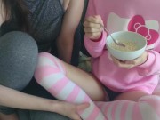 saying hi! have breakfast with us! || cute little vlog 2/16