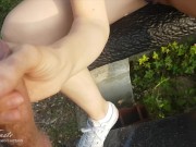 Teen si masturba nel bosco e viene scopata da un estraneo! LustTaste 4K 7/16