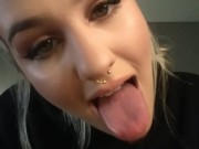 long tongue drool porn 12/16