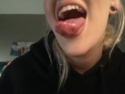 long tongue drool porn 15/16