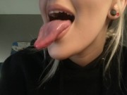 long tongue drool porn 3/16