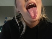 long tongue drool porn 8/16