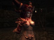 skyrim Two worms fuck Alexstrasza 15/16