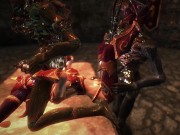 skyrim Two worms fuck Alexstrasza 3/16
