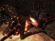 skyrim Two worms fuck Alexstrasza 6/16