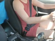 Going for a car ride, cum with me! 1/16