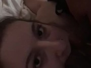 Big Titty White Girl Sucking Two Black Dicks 10/16