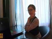 Office masturbation naked ass in skirt - CatherineRain 2/16