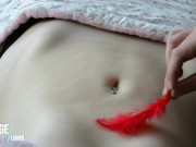 Soft Belly Tickling - Teen goose pimples - Romantic Massage RooM 7/16