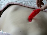 Soft Belly Tickling - Teen goose pimples - Romantic Massage RooM 8/16