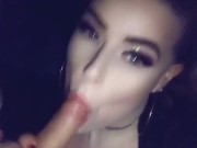 teen gets spitroasted and has public threesome in park with cumwalk 2/16