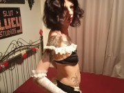 pervert maid fucking her pussy with vacuum cleaner 1/16