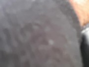 Little Wet Kitty Spreads Her Lips Open Wide on Her Bike Seat Out in Public! 16/16