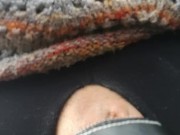 Little Wet Kitty Spreads Her Lips Open Wide on Her Bike Seat Out in Public! 2/16