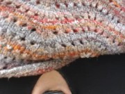 Little Wet Kitty Spreads Her Lips Open Wide on Her Bike Seat Out in Public! 5/16