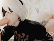 2b Yorha Threesome ANAL AND BLOWJOB 3D Animation with Sound 4/16