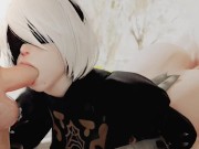 2b Yorha Threesome ANAL AND BLOWJOB 3D Animation with Sound 7/16