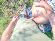 Perfect sex after work with teen real outdoor amateur couple LustTaste 4K