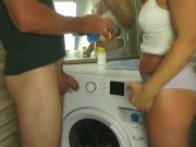 How to make threesome sex with toy flash cum 1/16