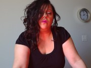 Dirty talk milf playing with big titties 1/16