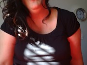 Dirty talk milf playing with big titties 7/16