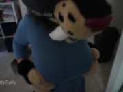 Female Murrsuiter with Big Tits Teases in a Tight Shirt 1/16