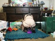 Stuffing my tiny pussy with a HUGE Bad Dragon toy! 11/16