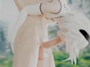 2B Yorha Blowjob 69 Nier Automata 3D with Sound 8/16