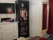 Deviant Designs Playtime - K gets caged + Shocked 6/16