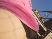 Really public, old railway bridge in Pori. Sucking and Fucking. 12/16