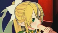 Double take adult online game - Sword art online - leafa 3d hentai special