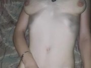 Catgirl cums with foxtail buttplug , meows instead of moans 7/16
