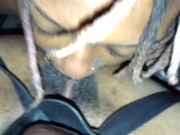 EBONY STUD GETS PUSSY SUCKED ON 10/16