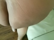Ebony BBW Couch Casting POV Backshots & Facial 9/16