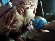 SUBMISSIVE HUSBAND- Upclose Swollen Asshole Fisted