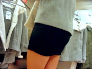  MILF IN TIGHT MINISKIRT AND HIGH HEEL 7/16