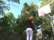 (Audio) Black Big Ass Twerk Outdoors Public Park Basketball - Cami Creams 3/16