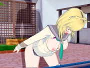 Love Live! Sunshine!! - Mari Ohara Pleasures a Fan 16/16